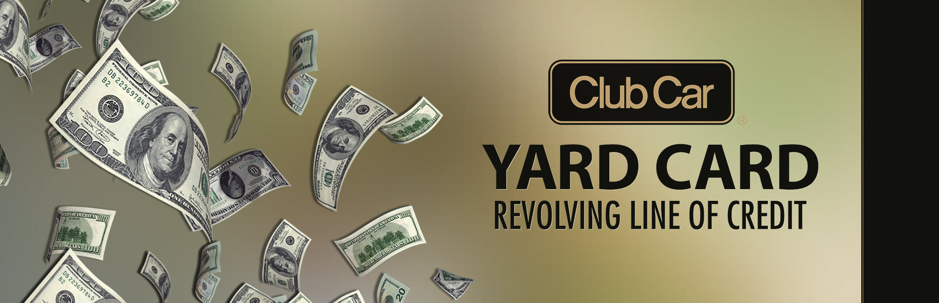 Club Car: Yard Card Financing